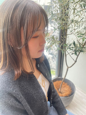 ボブ＊オリーブベージュ