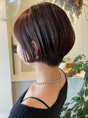 大人女性向け＊丸みショート