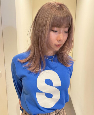 一度は憧れるハイトーンカラー/ミルクティーベージュカラー