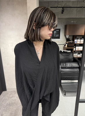 ★ワンブリーチで創るハイライトデザイン★