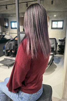 ★ラベンダーピンク×エアタッチバレイヤージュ★