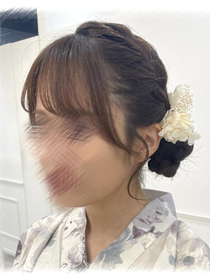 大人っぽ！サイドお団子♪_ユウ