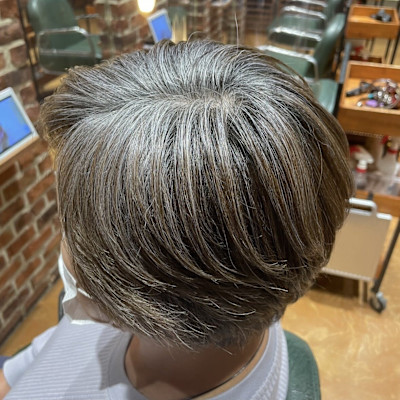 【さすだ】伸びてきた根元の境目白髪が目立たない！白髪ぼかし◎