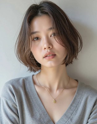 ★20代30代40代/小顔似合わせカットショートレイヤーボブ