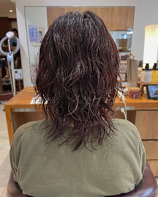 【似合わせカット＋ナチュラルパーマ】