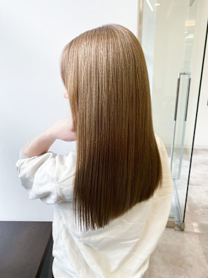 20代30代40代髪質改善酸熱トリートメント艶感ストレート