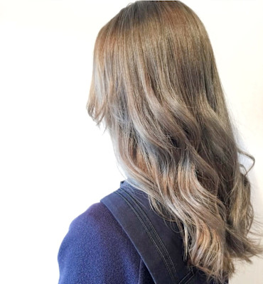 ハイグレージュ×ロングローレイヤー