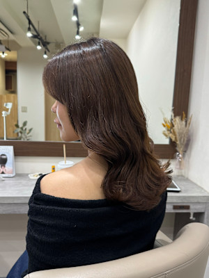 コテ巻き風パーマ/韓国風パーマ/デジタルパーマ/パーマ