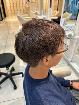 リュクスカラーで白髪ぼかし