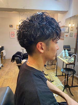 メンズパーマ×guest style