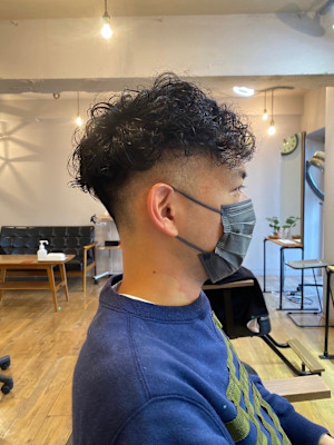 メンズパーマ×guest style