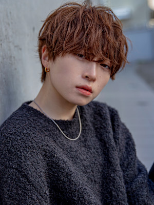 【小久保style】メンズカットツーブロックツイストウルフ