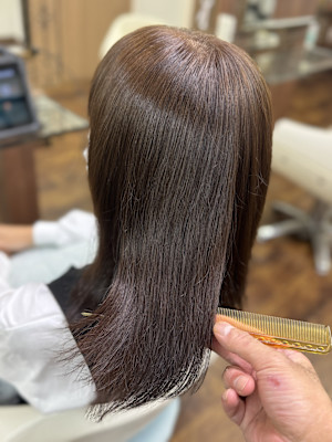 髪質改善×カラー