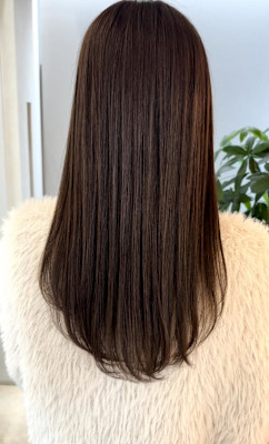 ロングヘア/縮毛矯正/ストレート