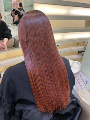 □酸性縮毛矯正 艶髪