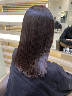 □酸性縮毛矯正 ぱつっとライン