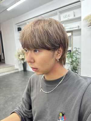 ミルクティーベージュ/ケアブリーチカラー/透明感ベージュ