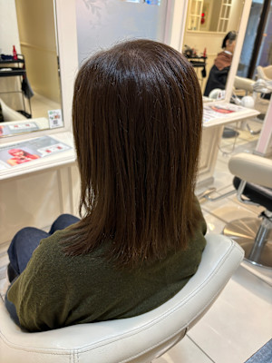 リュクスカラーで白髪ぼかし