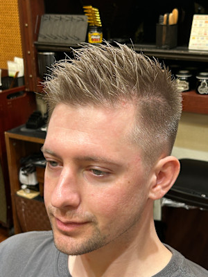 外国人風スパイキーショート