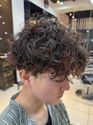 プードル風パーマ