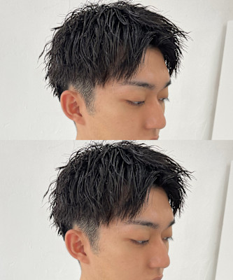 ツイスパスパイキーショート