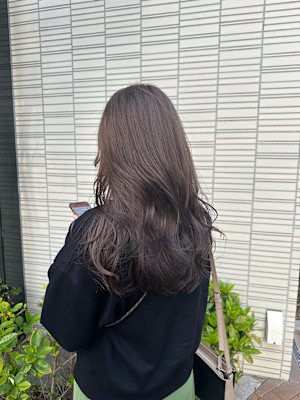 透明感カラー×ロングレイヤー
