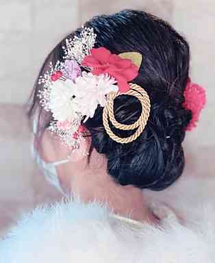 お着物、パーティー、ヘアセット