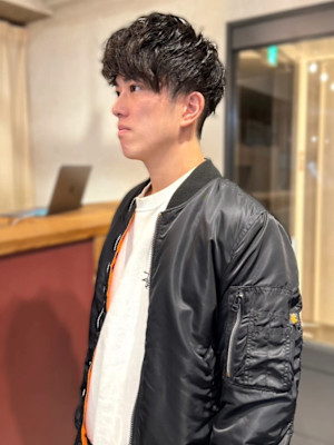 ツーブロック　メンズショート　メンズカット　20代　爽やか