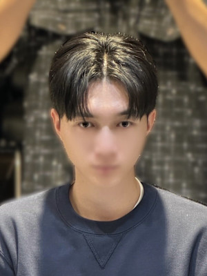 韓国ヘア コンマヘア 縮毛矯正 メンズ 表参道