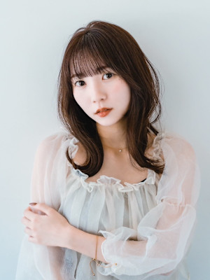 韓国風レイヤー×ベージュ