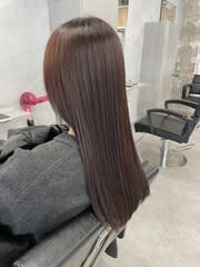 W艶！イノアカラーでマホガニーブラウン