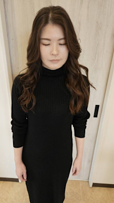 Aラインふんわりくびれロングヘア