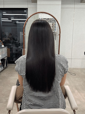 髪質改善カラー/艶髪/ロングヘア