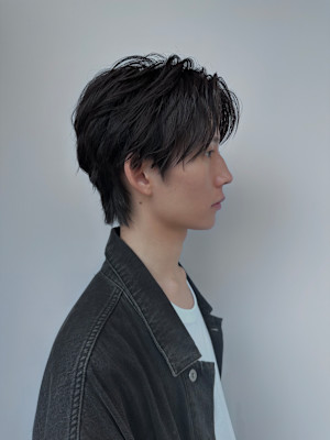 クールに決めるセンターパート