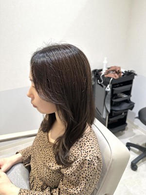 韓国風顔周りカット○山地