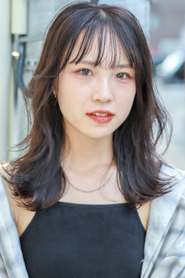 毛先ワンカール×レイヤーカット×小顔カット20代30代40代