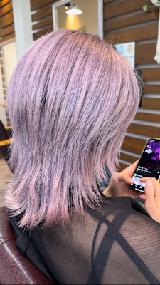 パープルシルバー/パープルグレージュ/ラベンダー