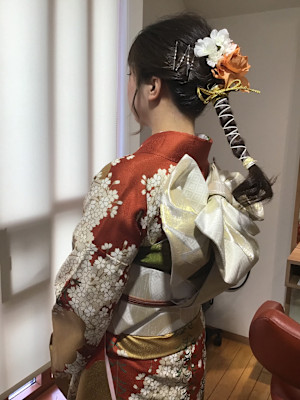【美容室BLOOM（手稲駅）】着付け・ヘアセット