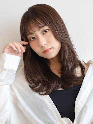 【 AINM 】小顔レイヤーロングスタイル