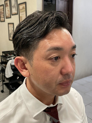 【40代男性】ロンドン七三ナチュラルバック（大宮/バーバー）