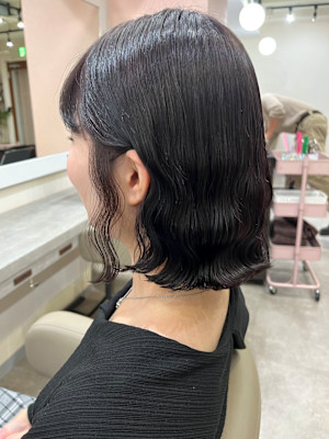 普通のパーマじゃ嫌な方オススメ！ボブ波巻きパーマ