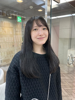 大人可愛いロングスタイル