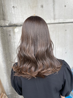 福岡天神/大人かわいいシークレットハイライト/くすみカラー