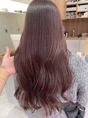 ピンクブラウン　ブリーチなし！