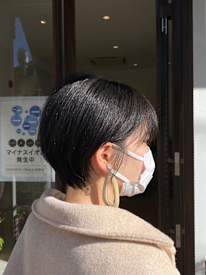 大人ショートボブ