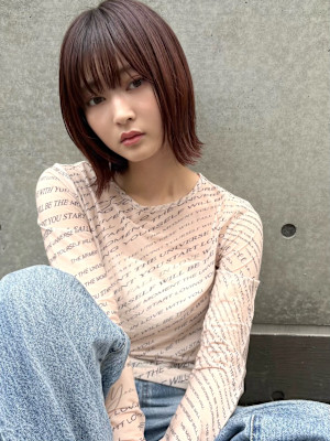 【福岡天神赤坂】20代30代40代/大人切りっぱなしボブ