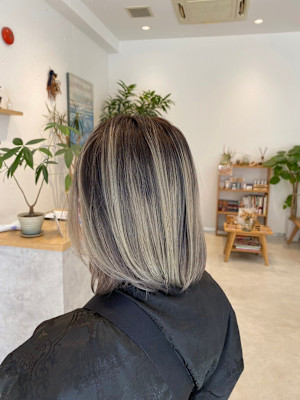 バレイヤージュ【ホワイトアッシュ】