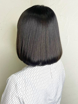【Reir_下北沢】*ツヤAラインボブ＋ナチュラルストレート