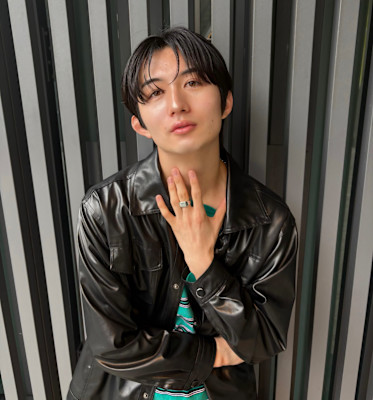 毛流れセンターパート