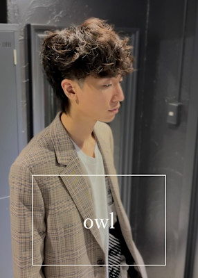 シャドウパーマ×マッシュウルフ×スパイラルパーマ×黒髪